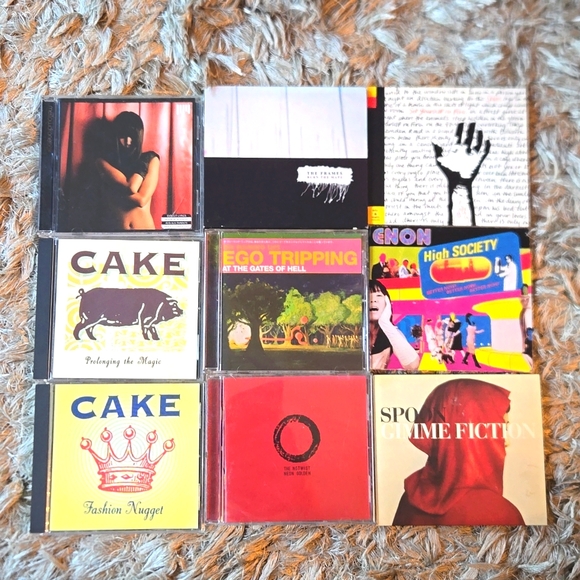Lot of CD Cake Enon The Knotwist Flaming lips Stars The Frames Spoon Mellowdrone - Picture 1 of 10